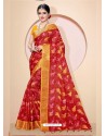 Wine Kota Silk Cotton Casual Saree