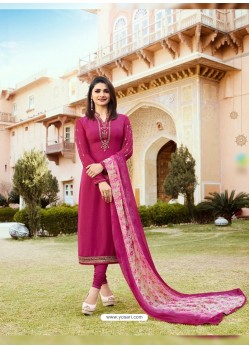 Rani Royal Crepe Embroidered Suit