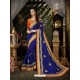 Fantastic Royal Blue Art Silk Embroidered Saree