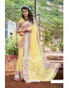 Lemon Moss Georgette Casual Saree