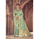 Jade Green Banarasi Silk Saree