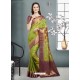 Stupendous Green Banarasi Silk Saree