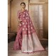 Fantastic Pink Silk Saree