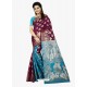 Elegant Turquoise Banarasi Silk Saree