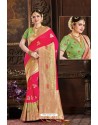 Rani Two Tone Art Silk Saree