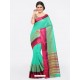 Jade Green Cotton Silk Jacquard Saree