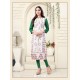 White American Crepe Kurti