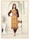 Mustard American Crepe Kurti