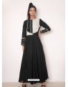 Black Rayon Plain Party Wear Kurti