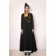 Black Rayon Plain Party Wear Kurti