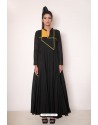 Black Rayon Plain Party Wear Kurti