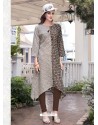 Brown Poly Cotton Kurti