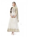 Off White Hand Embroidery Work Anarkali Suit