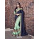 Sea Green Fancy Fabric Embroidered Saree