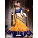 Yellow Dupion Silk Embroidered Lehenga Choli