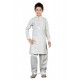 White Linen Cotton Kurta Pajama