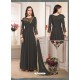 Carbon Muslin Embroidered Floor Length Suit