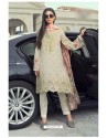 Olive Green Cambric Cotton Embroidered Suit