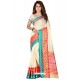 Off White Cotton Silk Jacquard Border Saree