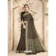 Coffee Cotton Silk Party Wear Saree