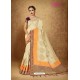 Off White Banarasi Silk Weaving Saree