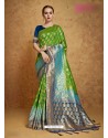 Green Banarasi Silk Weaving Saree