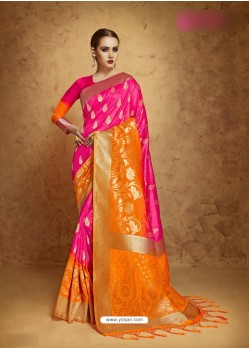 Rani Banarasi Silk Weaving Saree
