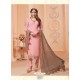 Baby Pink Georgette Embroidered Suit