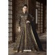 Golden Net Embroidered Floor Length Suit