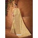 Beige Two Tone Silk Embroidered Saree