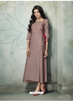 Nice Looking Cotton Embroidered Kurti