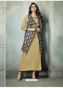 Pleasing Cotton Printed Party Wear Kurti