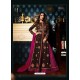 Maroon Faux Georgette Floor Length Suit