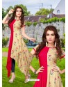 Girlish Rayon Slub Cotton Party Wear Kurti