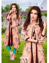 Superb Baby Pink Party Wear Kurti