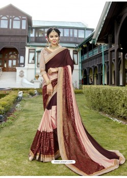 Stunning Fancy Fabric Embroidered Saree