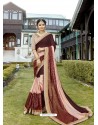 Stunning Fancy Fabric Embroidered Saree