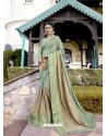 Sensational Sea Green Saree