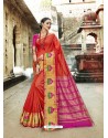 Fantastic Cotton Silk Jacquard Border Saree