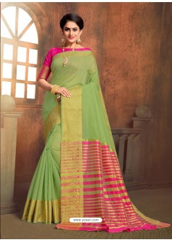 Excellent Cotton Silk Saree