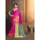 Admirable Pink Party Wear Saree