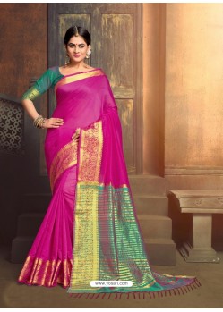 Admirable Pink Party Wear Saree