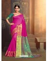 Admirable Pink Party Wear Saree