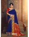 Fashionable Cotton Silk Party Wear Saree