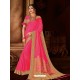 Stupendous Rani Silk Designer Saree