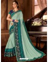 Heavenly Embroidered Silk Saree