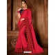 Glamorous Silk Embroidered Saree