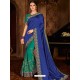 Graceful Royal Blue Saree