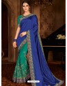 Graceful Royal Blue Saree