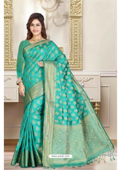 Amazing Art Silk Tussar Party Wear Saree